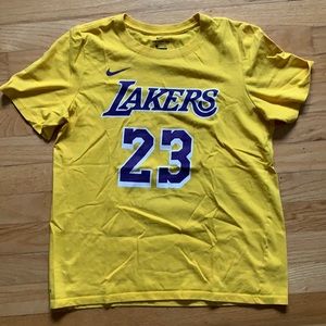 Nike Dri-Fit Lakers Lebron James T-shirt - Size L (14/16)